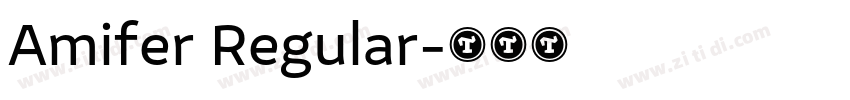 Amifer Regular字体转换